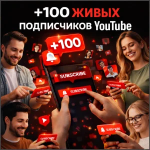 100 подписчиков YouTube