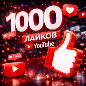 1000 лайков YouTube