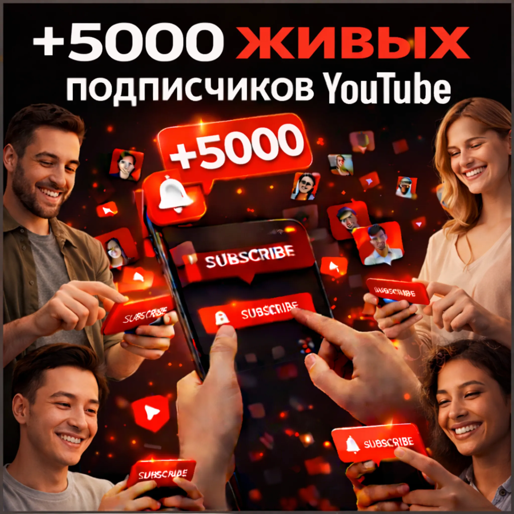 5000 подписчиков ютуб