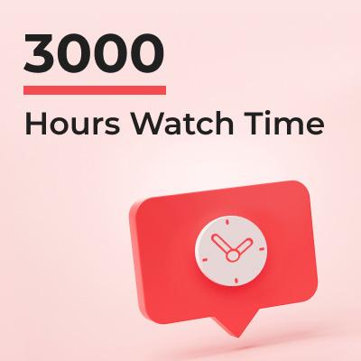 3000 Hours Watch Time