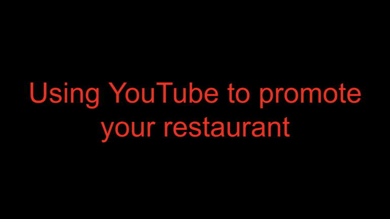 Read more about the article Using YouTube to promote your restaurant