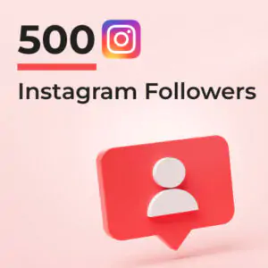 500 followers Instagram