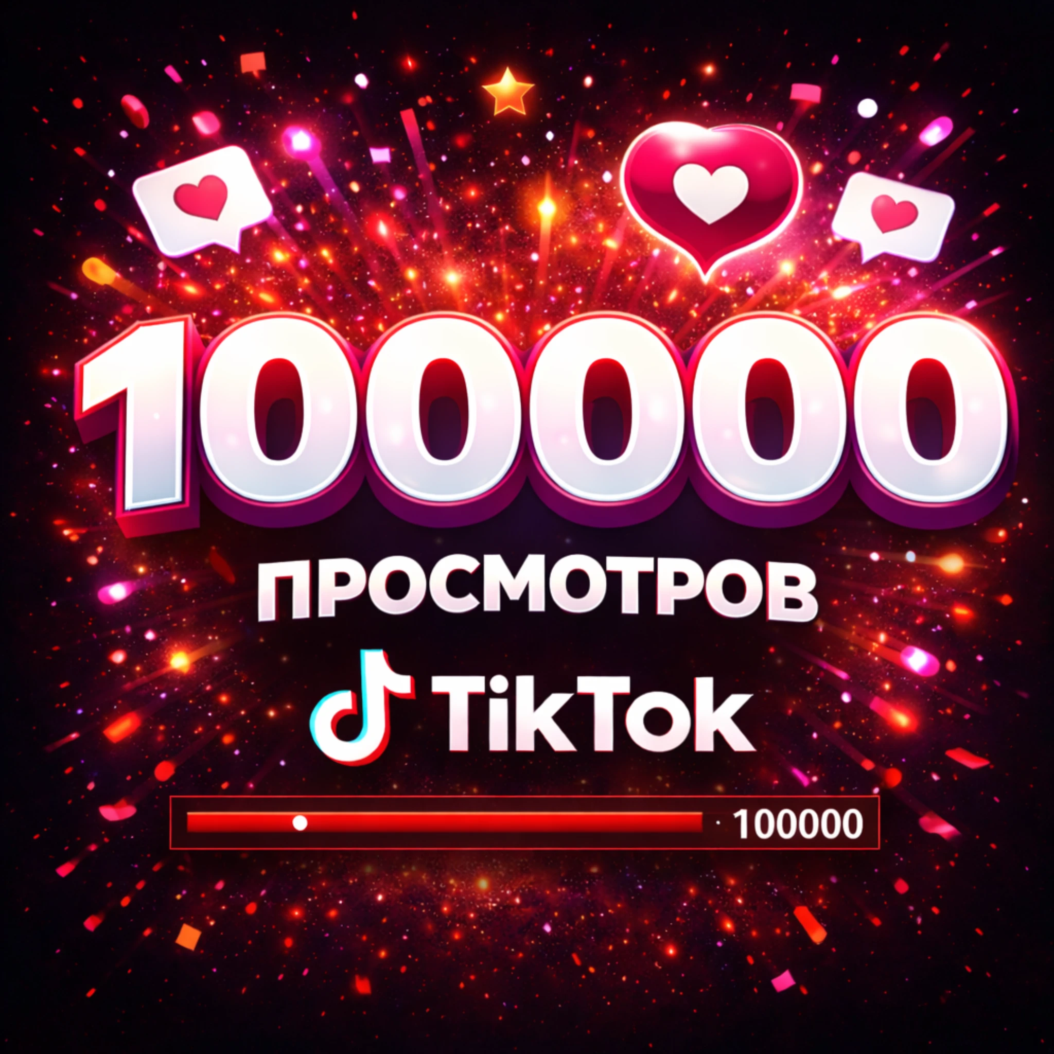 100000 просмотров тикток
