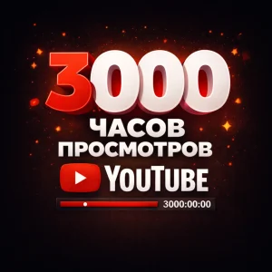 3000 часов просмотров ютуб