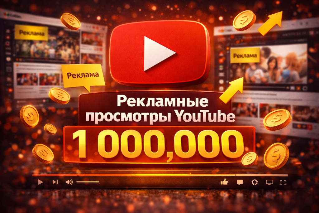 жывые просмотры ютуб