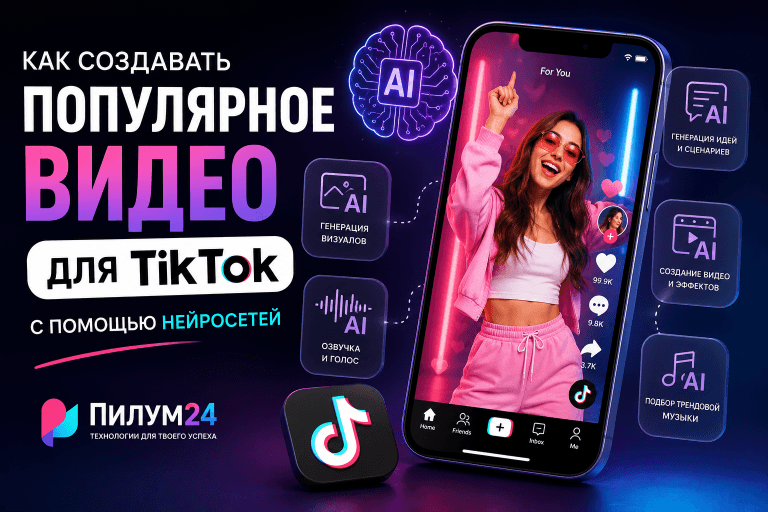 Как создавать популярное видео для TikTok с помощью нейросетей