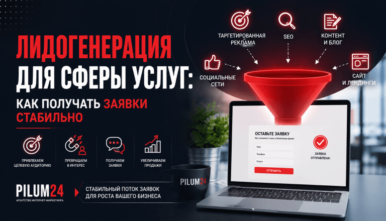 Лидогенерация для сферы услуг: как получать заявки стабильно
