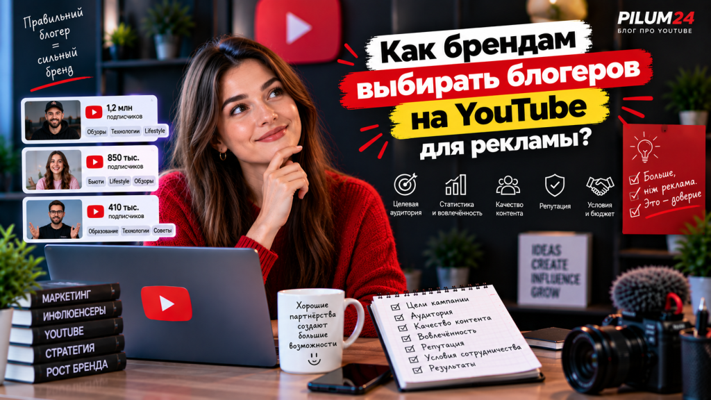 Как брендам выбирать блогеров на YouTube для рекламы