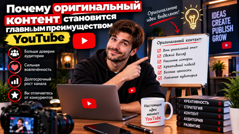 Почему оригинальный контент становится главным преимуществом YouTube
