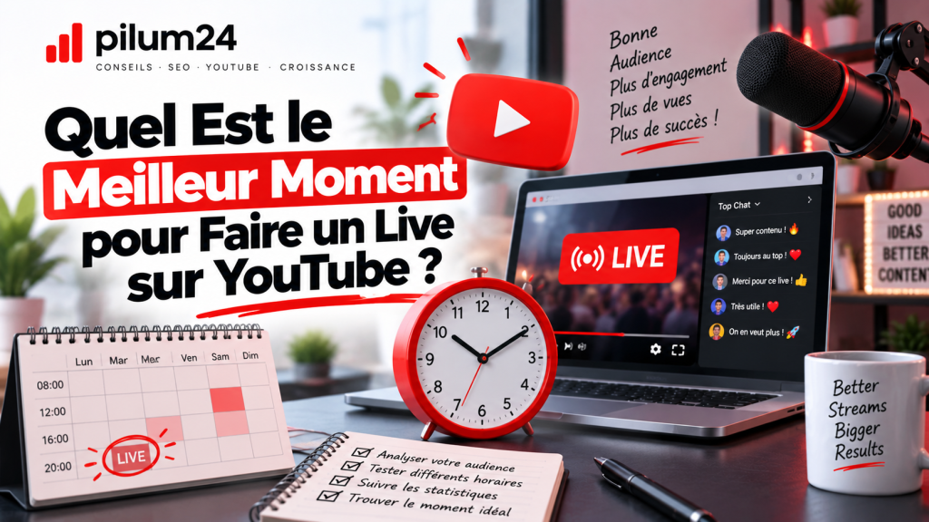 Quel Est le Meilleur Moment pour Faire un Live sur YouTube